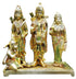 Brass Ram Darbar God Idol Statue 2.66kg